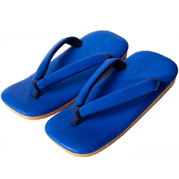 雪駄 YAMATOKOBO × NOOKA【KOBE LEATHER】｜YKN-02｜ブルー   