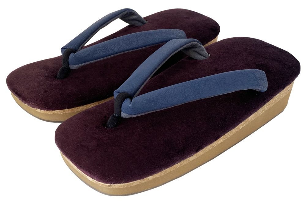 雪駄 起毛ベロア【メンズ】｜H920｜紫 | 雪駄の大和工房